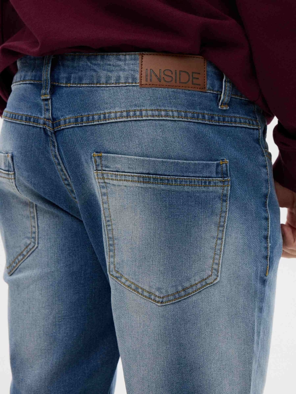 Regular jeans blue detail view