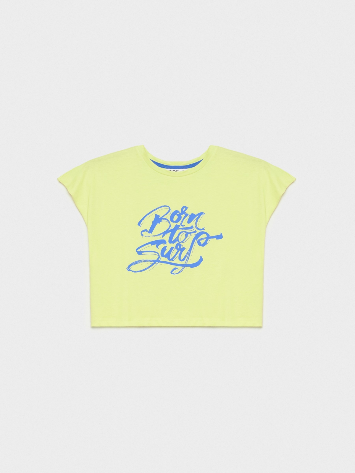  Born To Surf T-Shirt lime