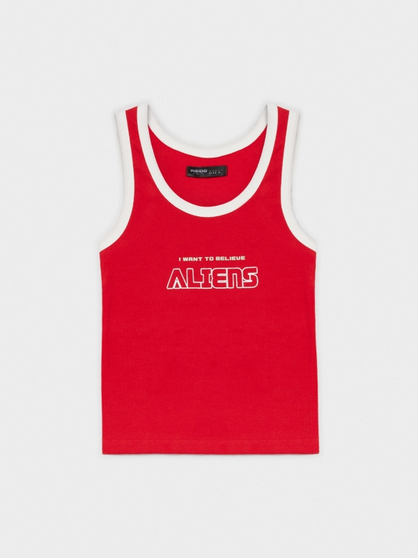  Camiseta Aliens rojo