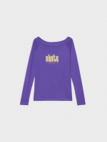 %Pto% T-shirt de barco Skate violeta