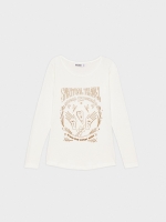%Pto% Spiritual Travel T-shirt off white