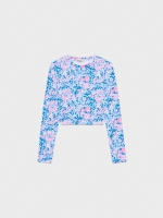 %Pto% Psycho open back t-shirt blue