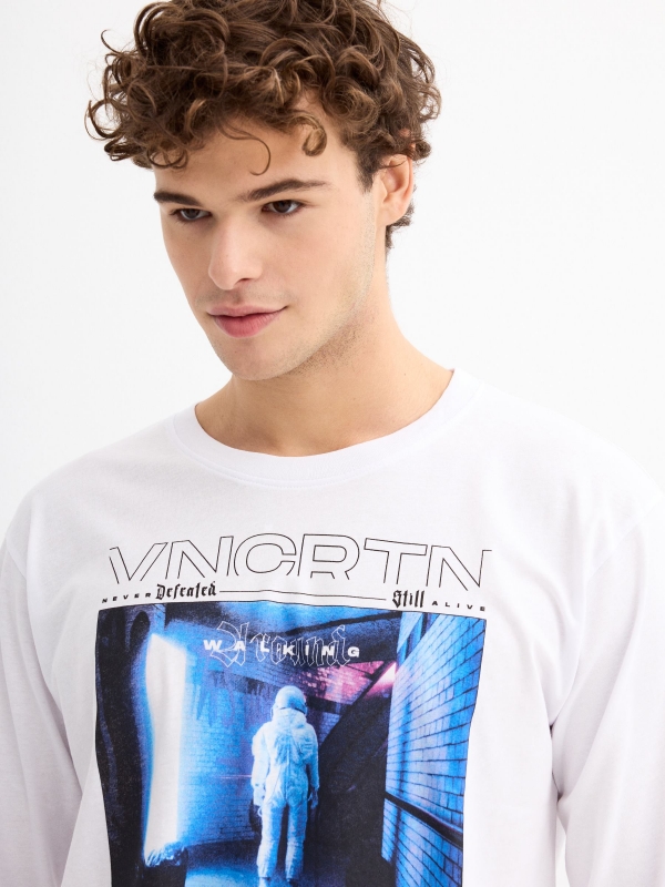 VNCRTN DESTINY T-Shirt white detail view