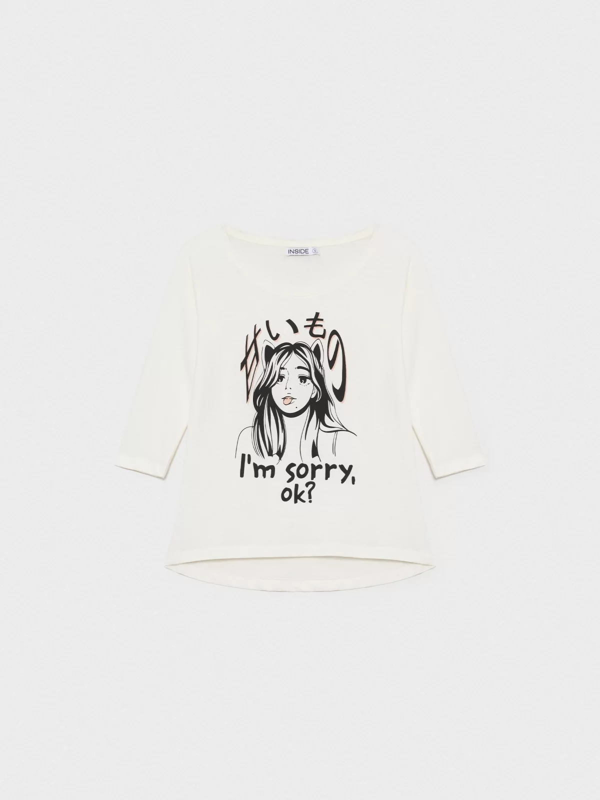  I'm Sorry T-shirt off white