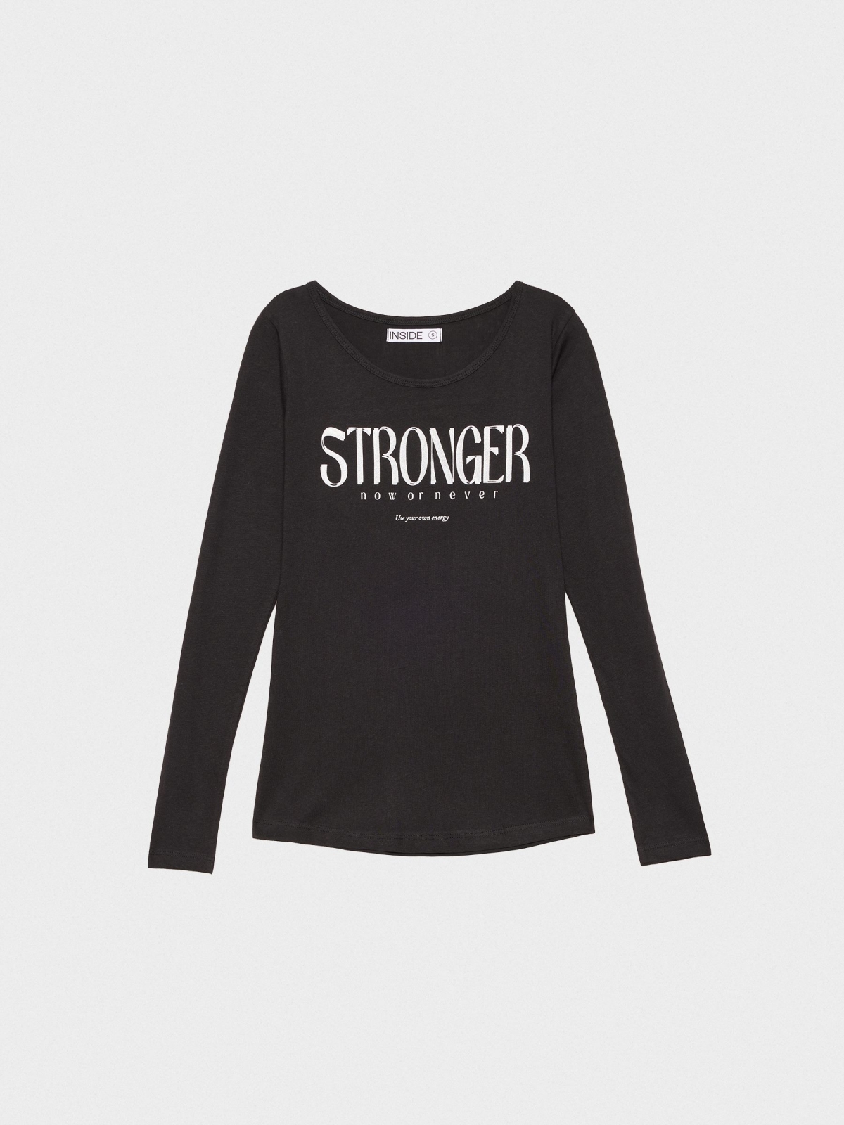  Camiseta Stronger negro