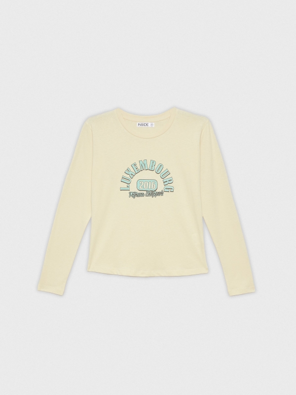  Luxembourg T-shirt sand