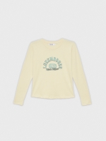 %Pto% T-shirt Luxemburgo areia
