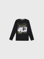 %Pto% City print T-shirt black