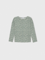 %Pto% Regular print t-shirt greyish green