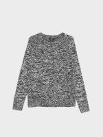 %Pto% Jersey de punto jaspeado gris