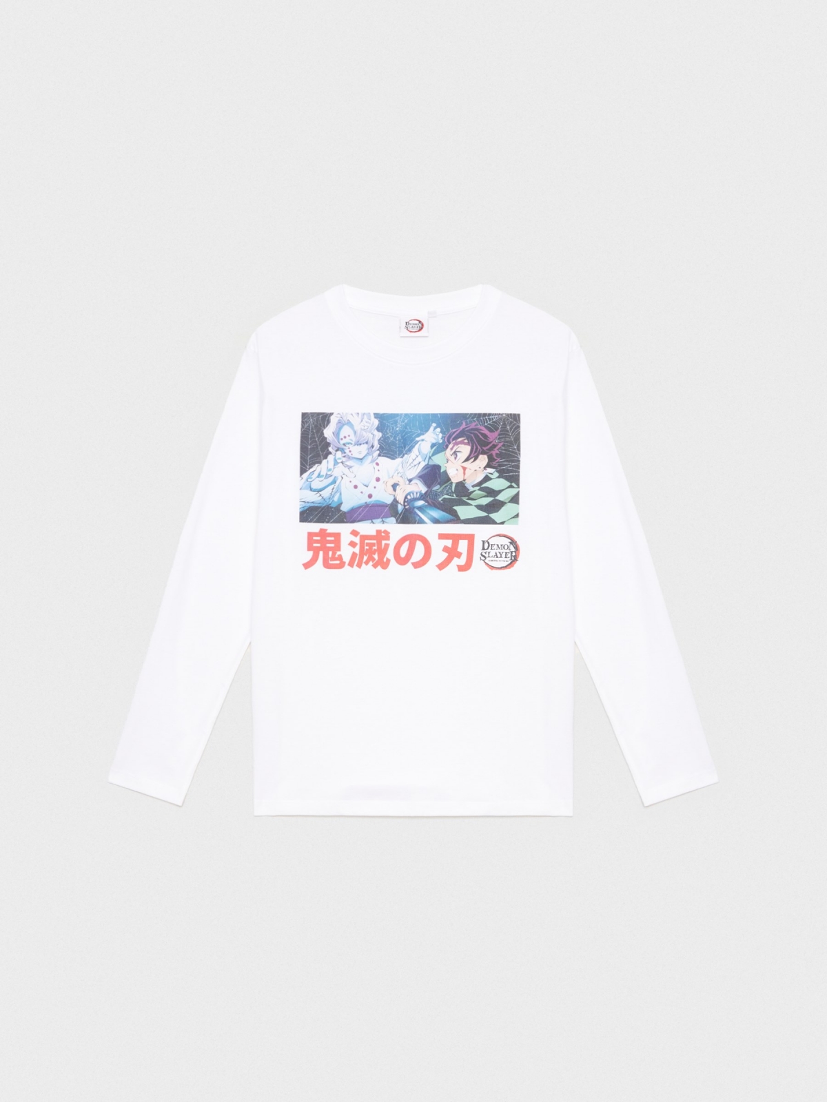  Demon Slaye print t-shirt white