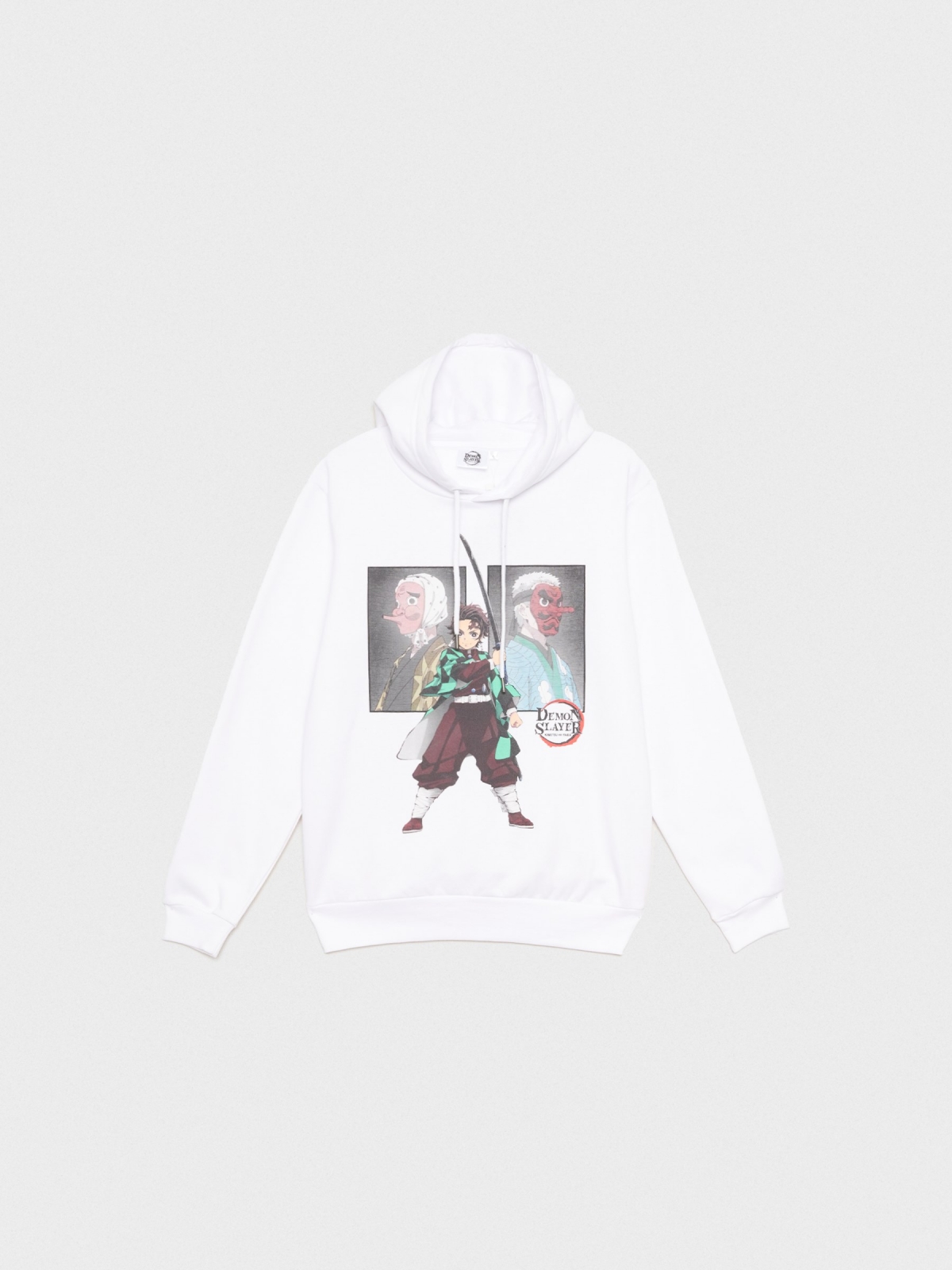  Sudadera licencia Demon Slayer blanco