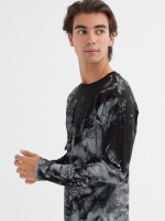 %Pto% Camiseta negra psicodélico negro