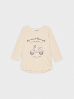 %Pto% T-shirt Vespa areia