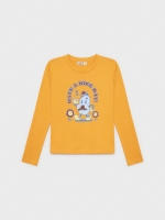 %Pto% Nice Day T-shirt ochre