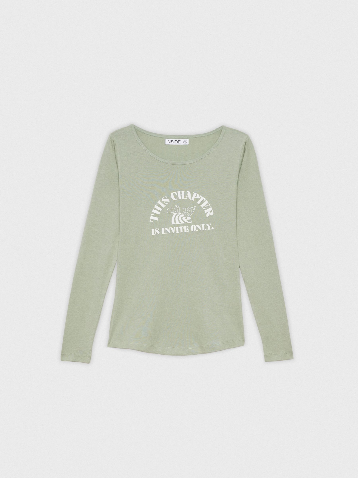  Chapter slim T-shirt greyish green