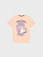 %Pto% Camiseta oversized Gum rosa