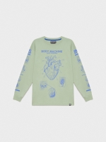 %Pto% Body Machine T-shirt greyish green