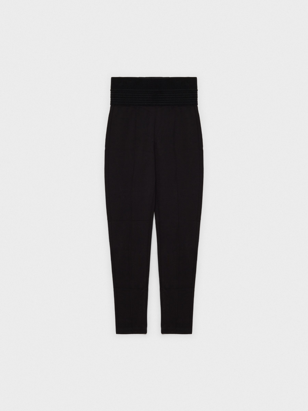  Legging con cintura ancha negro