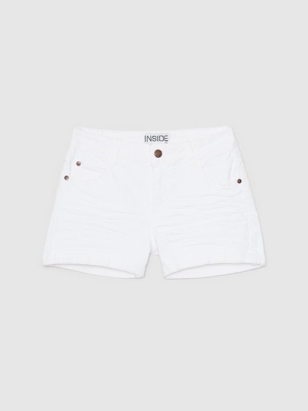  Short tiro medio blanco