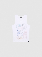 %Pto% Camiseta tirantes Monsters blanco