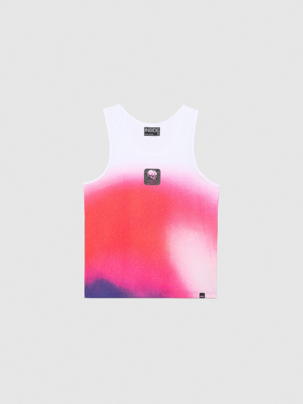  Gradient tank top white