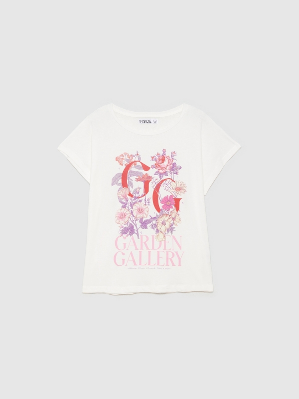  Camiseta Garden Gallery blanco roto