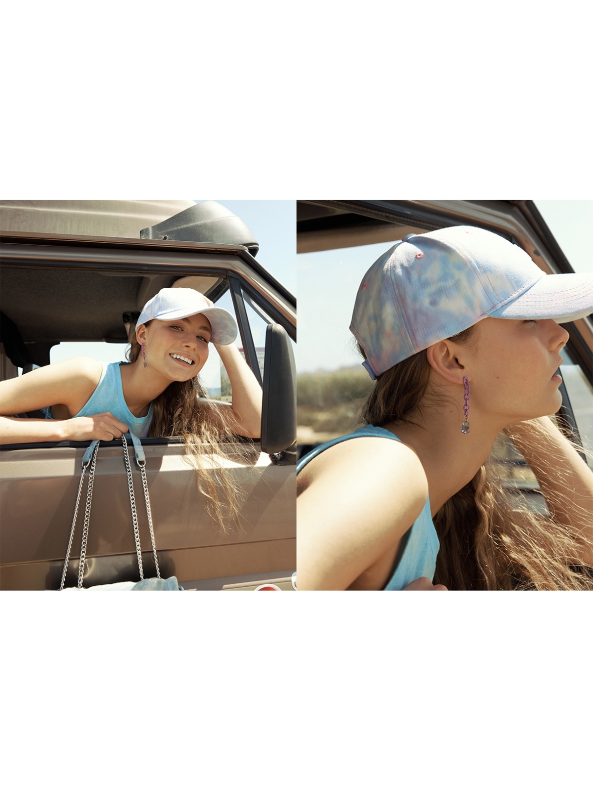 %NewExtra% Set pendientes divertidos beige