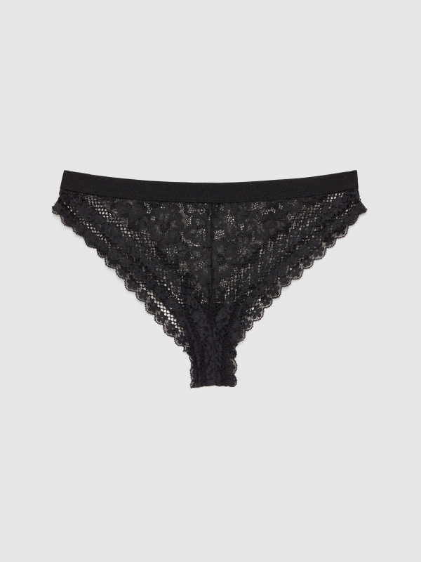 Brazilian knickers lace black