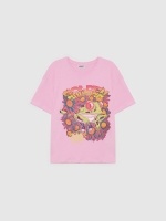 %Pto% Camiseta oversize Sunrise magenta