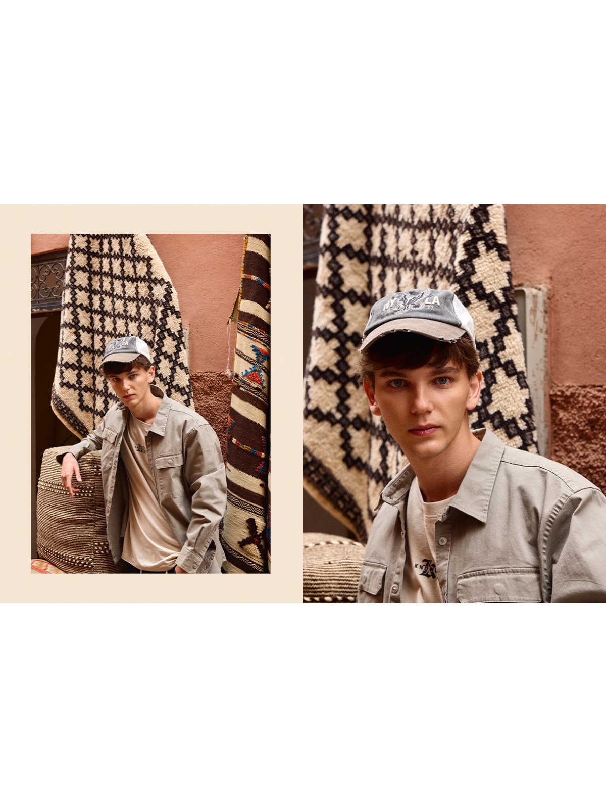 %NewExtra% Gorra vintage águila gris oscuro