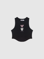 %Pto% Top rib gato negro