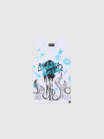 %Pto% Camiseta de tirantes fuego blanco