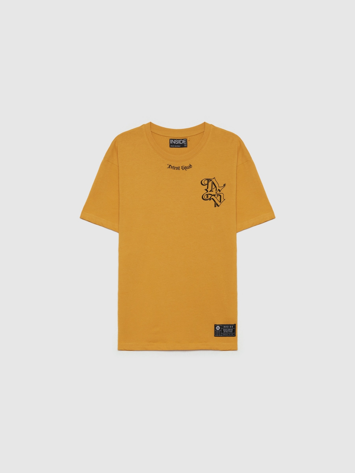  Detroit Squad t-shirt ochre