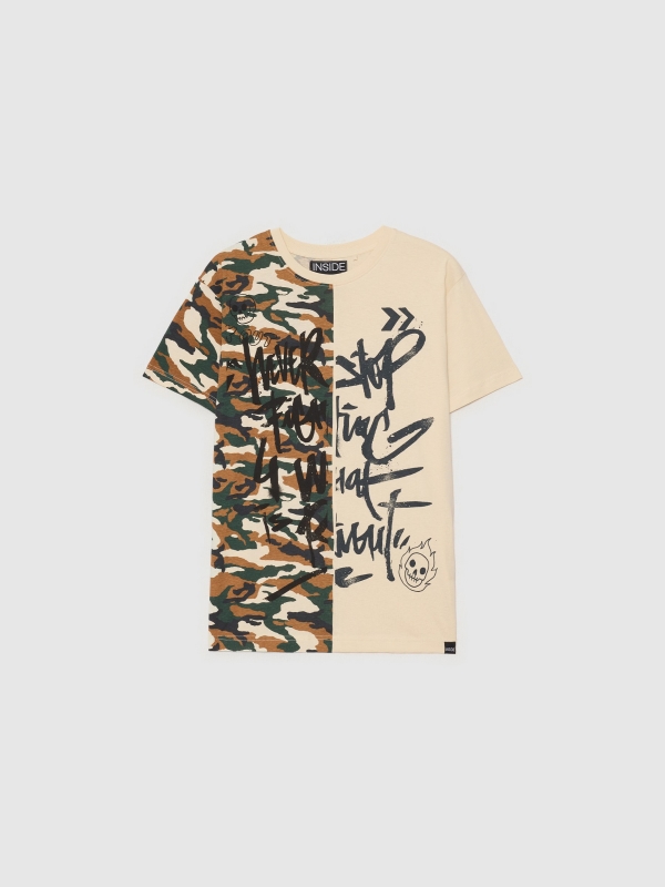  Camiseta camuflaje graffiti arena