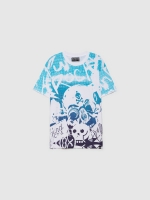 %Pto% Skulls graffiti t-shirt white