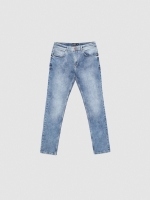%Pto% Jeans lavagem normal azul