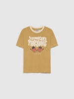 %Pto% Camiseta Strawberry Milkshake ocre