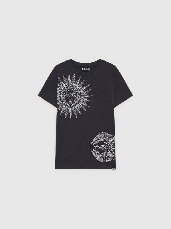  Camiseta Mystical gris oscuro