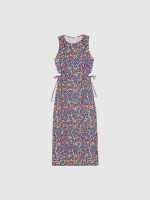 %Pto% Vestido midi cut-out cintura multicolor