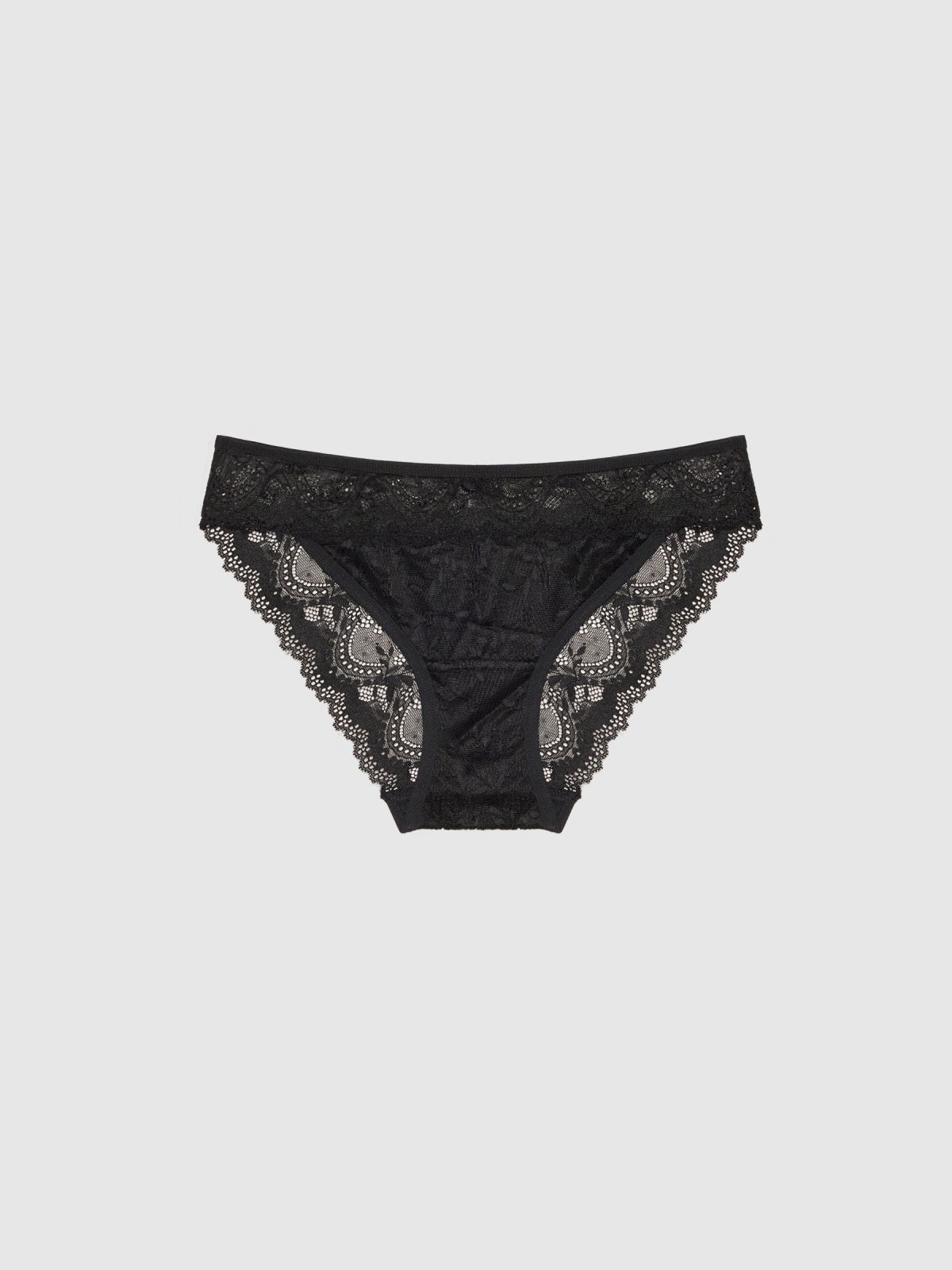 Classic lace panties black