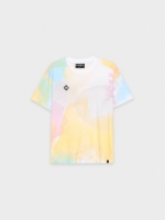 %Pto% Camiseta manchas acuarela blanco