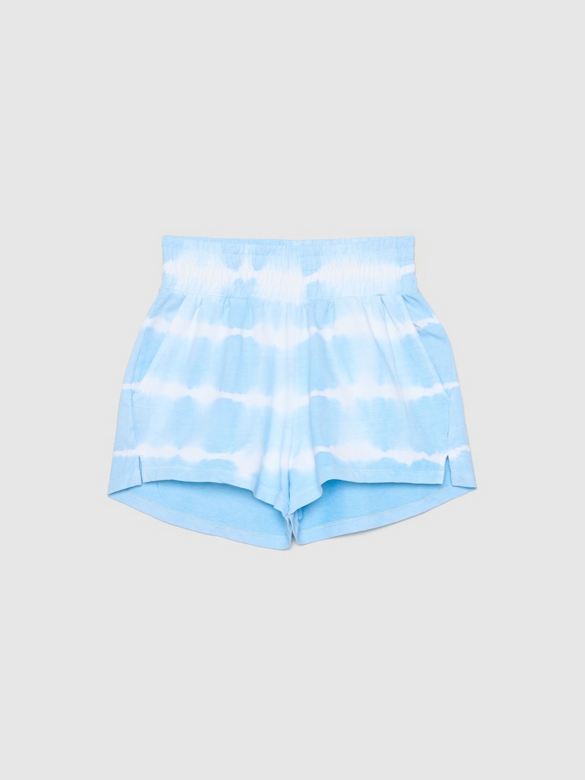  Short tie dye azul