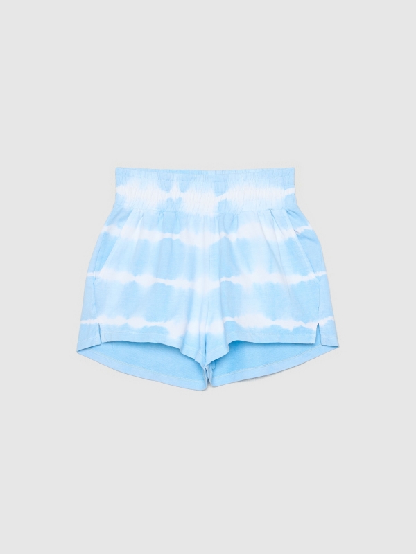  Tie dye shorts blue