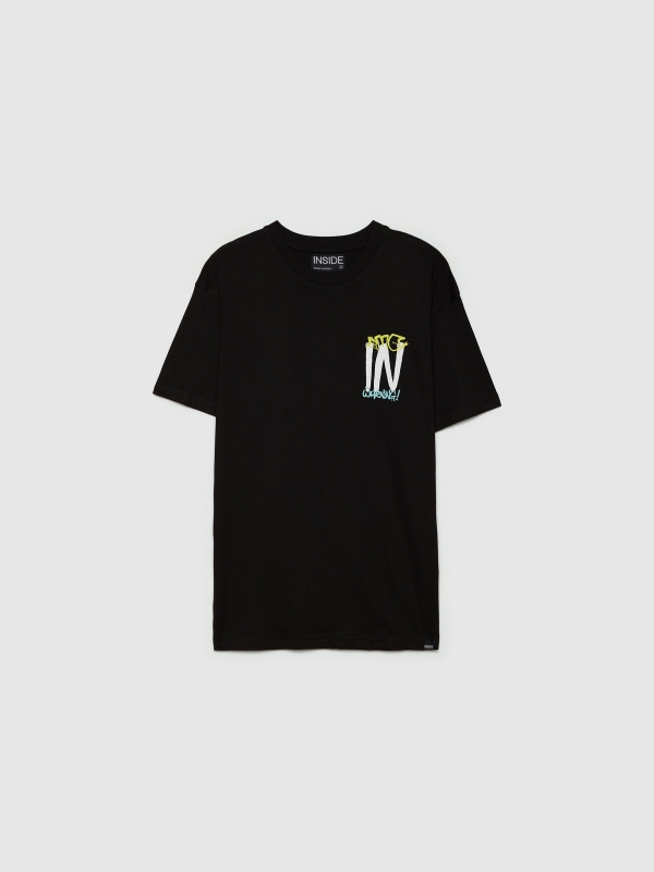  Graffiti logo t-shirt black