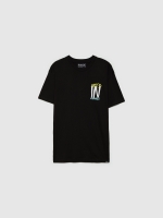 %Pto% Camiseta logo graffiti negro