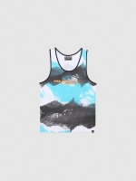 %Pto% Camisola de alças Montanhas branco
