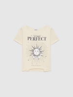 %Pto% Sun printed t-shirt sand