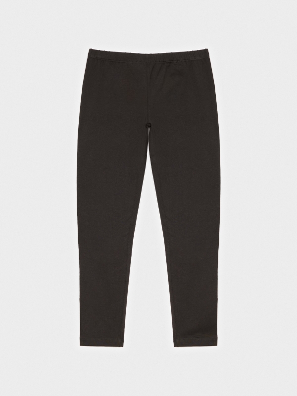  Basic capri leggings black