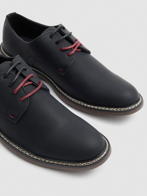 Zapato blucher cordones vista detalle